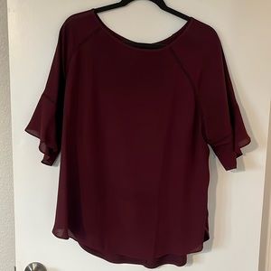 Loft Burgundy Shirt XL